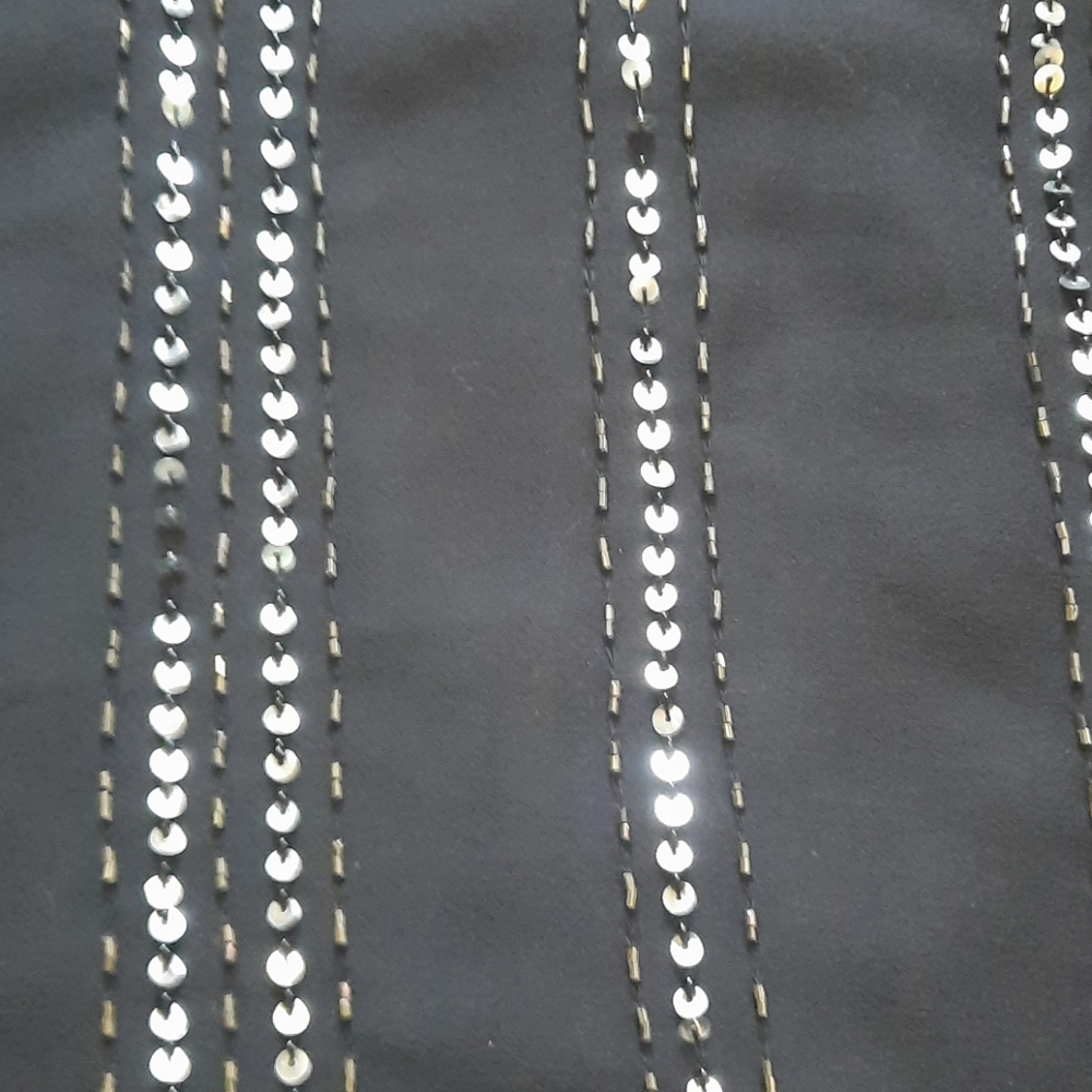 Sheer sequined top - Picture 2 of 4
